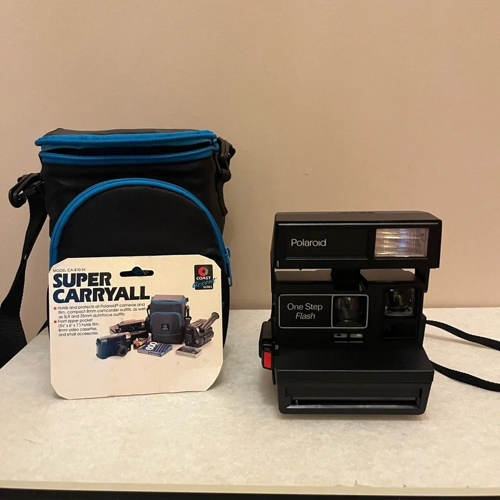 Polaroid onestep flash instant camera, vintage polaroid 600 series, - Picture 3 of 4